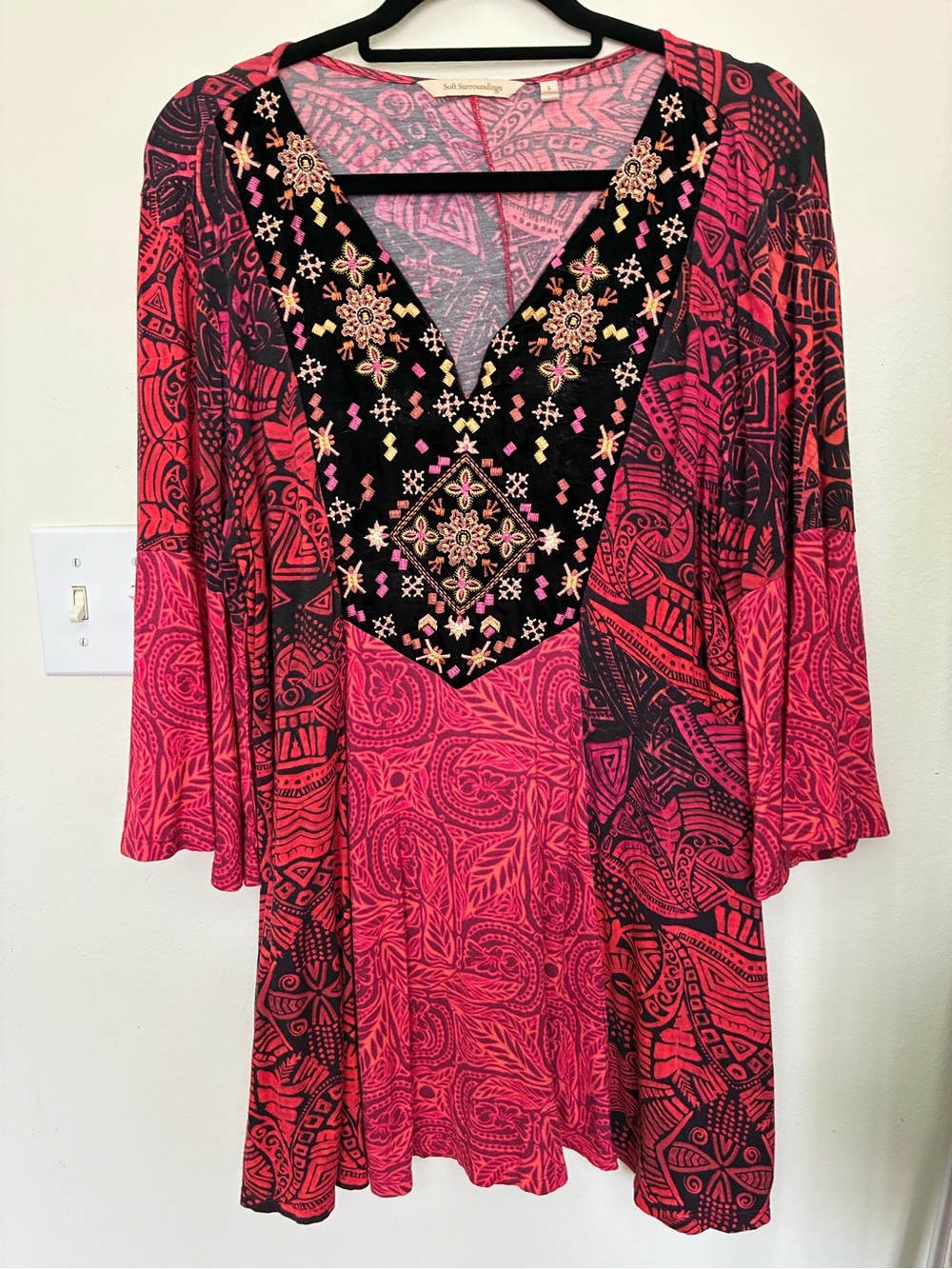 Soft Surroundings Boho Suzi Tunic Top